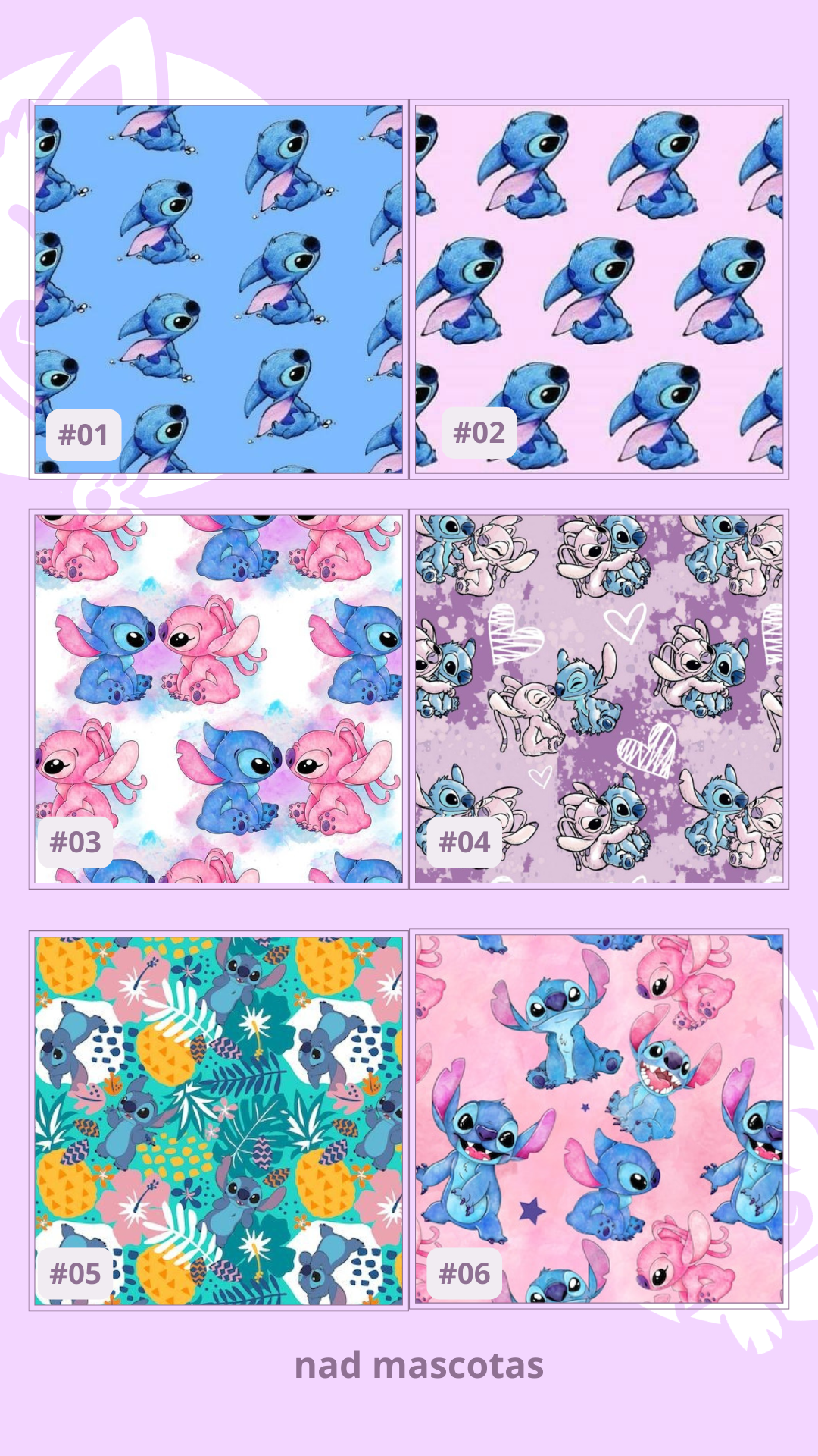 Placas de identificación STITCH - Más de 20 diseños!