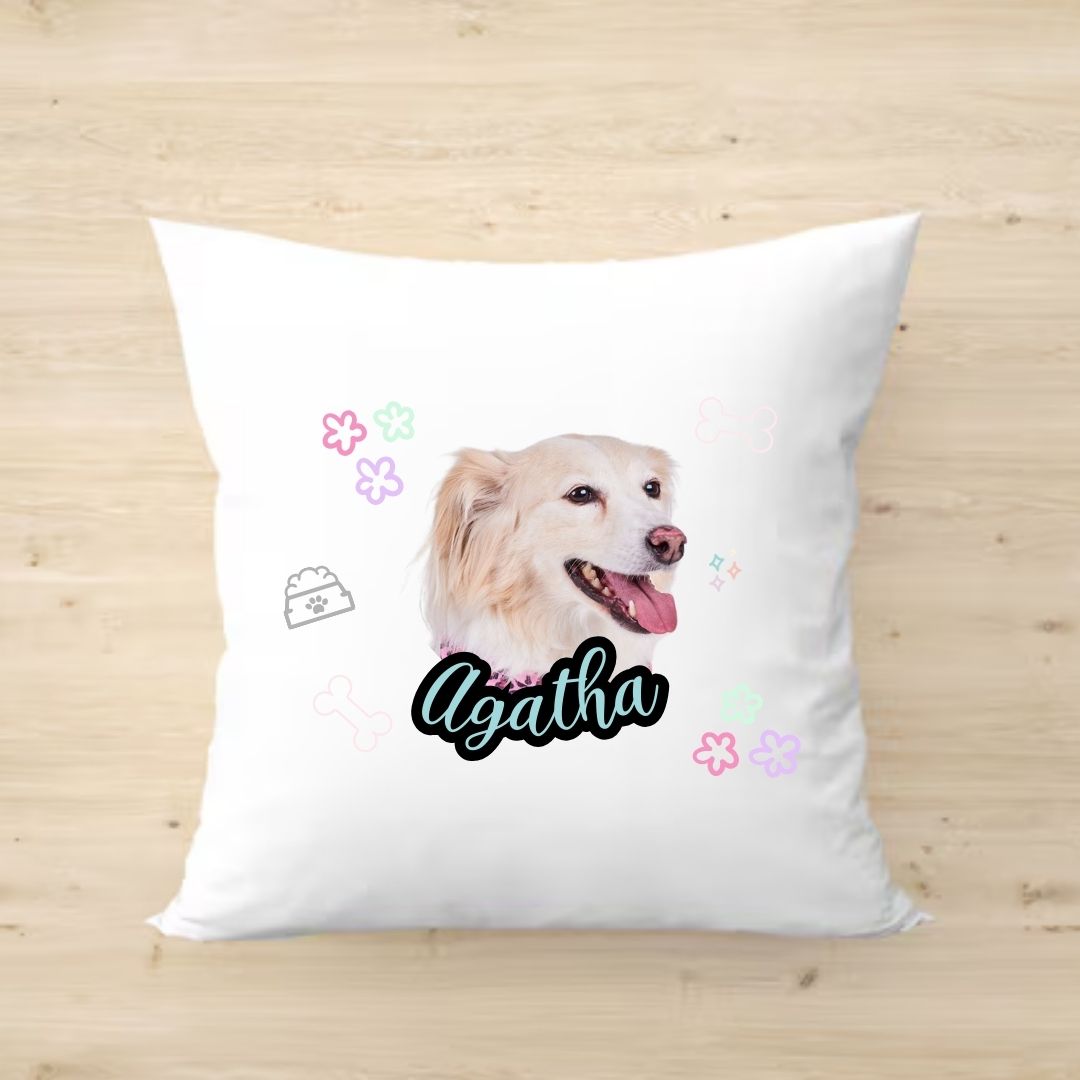 Funda Cojin  personalizado "Carita mascota"
