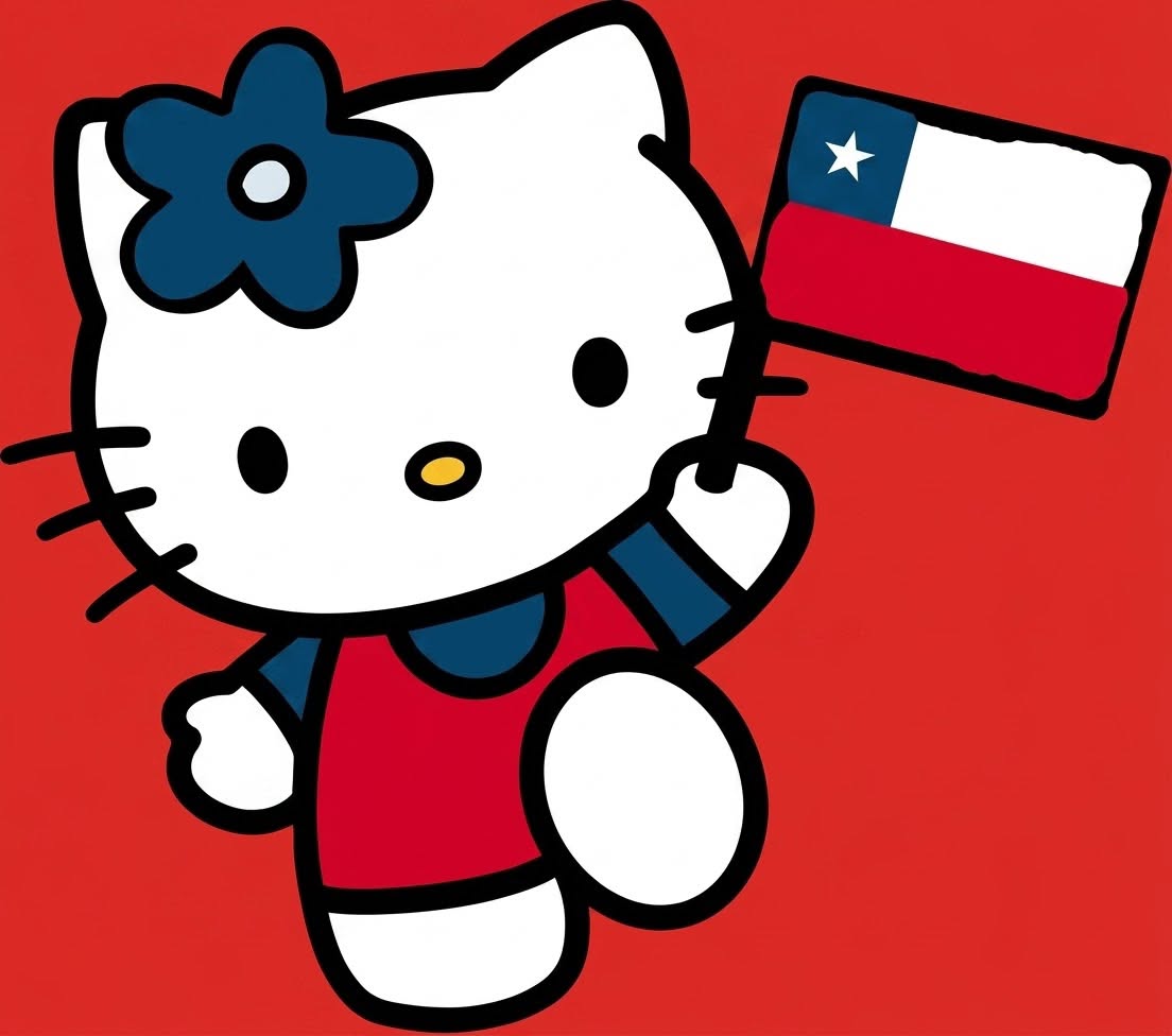 Bandana Hello Kitty Fiestas Patrias
