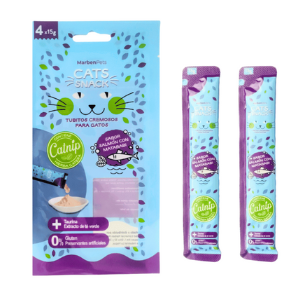 Cats Snack Tubito Cremoso con Catnip🐈