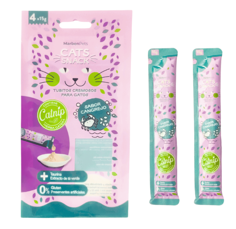 Cats Snack Tubito Cremoso con Catnip🐈