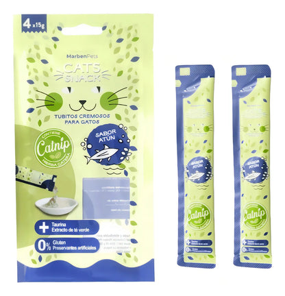 Cats Snack Tubito Cremoso con Catnip🐈