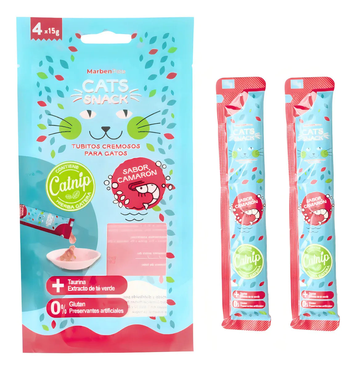Cats Snack Tubito Cremoso con Catnip🐈